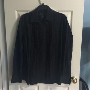 INC Black Button Down Shirt